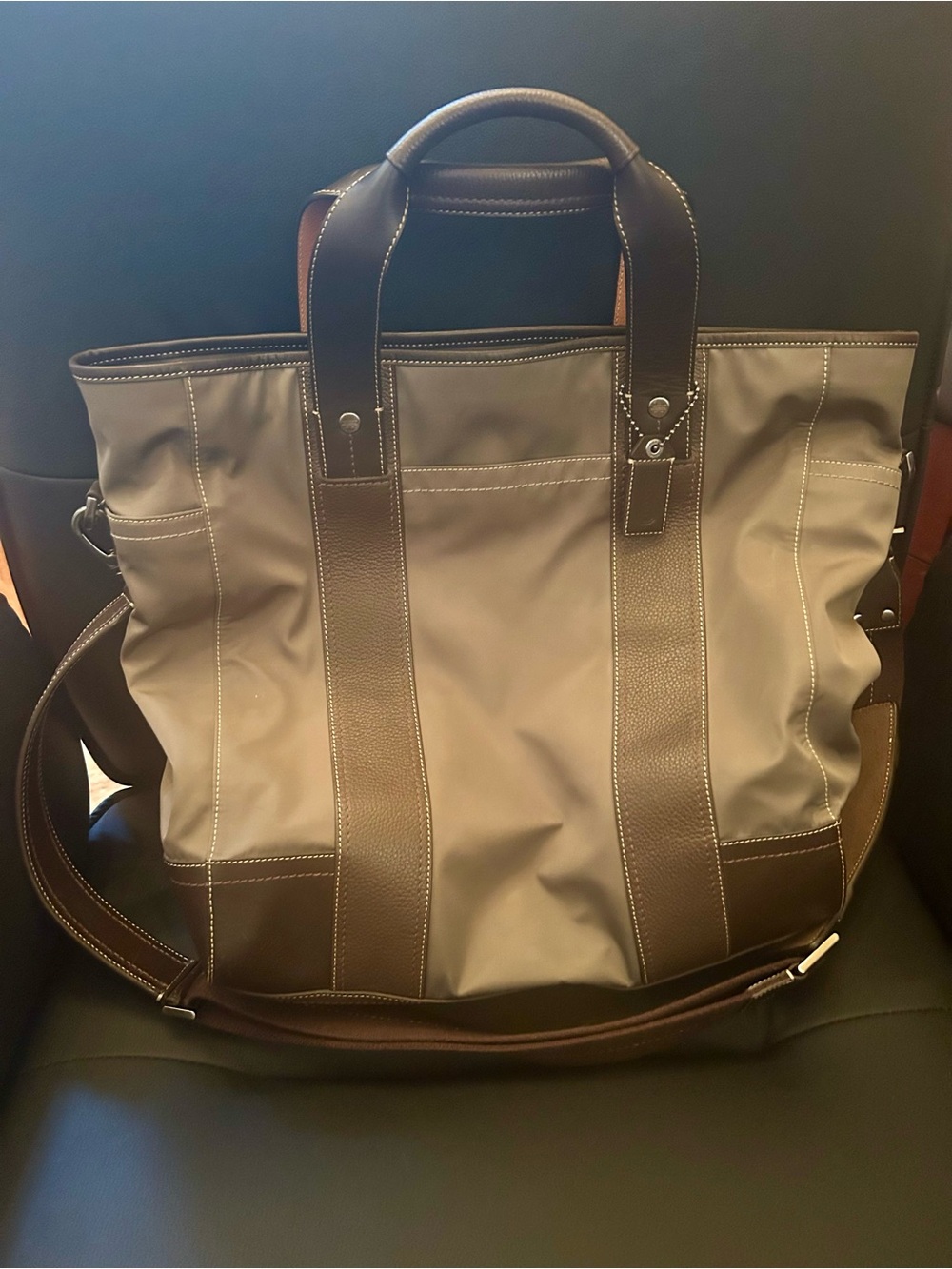 Coach Transatlantic Drafting 2-Way Tote
